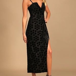 Lulus Burnout Velvet Dress